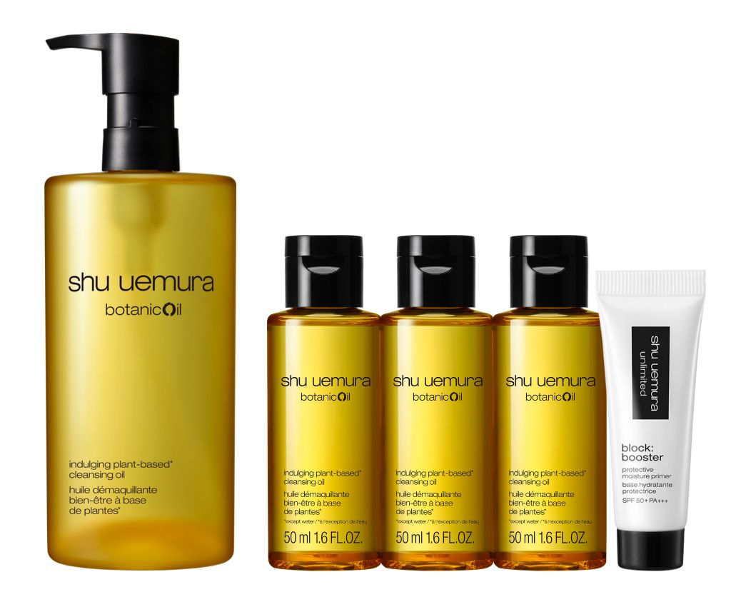 botanicoil indulging plant-based^ cleansing oil 450ml set
